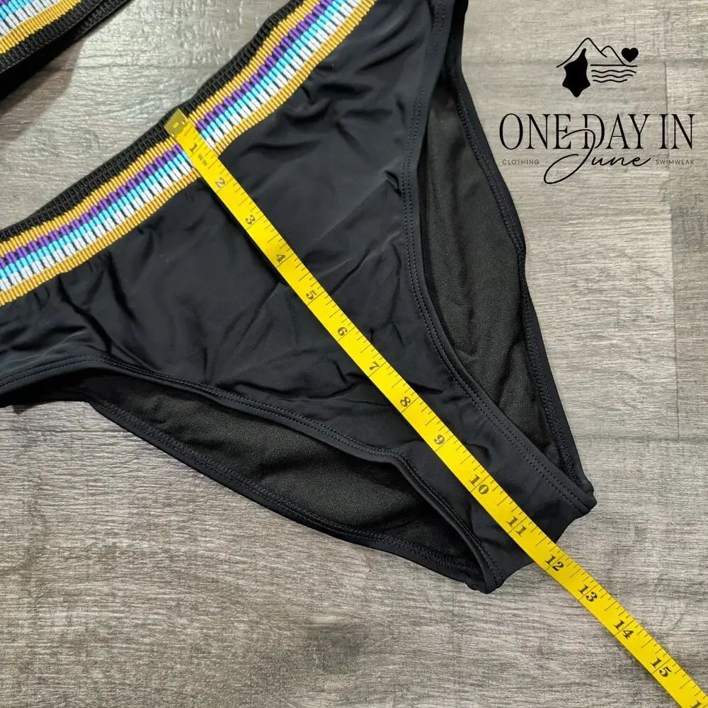 Aimage High Cut Bikini Swimsuit Size S
